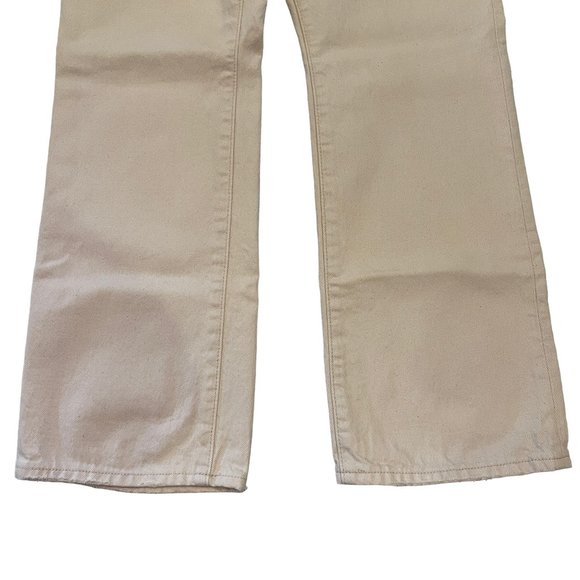 J. Crew Full Length Demi Boot BF654 Jeans in Natural Size 29P - Picture 10 of 13